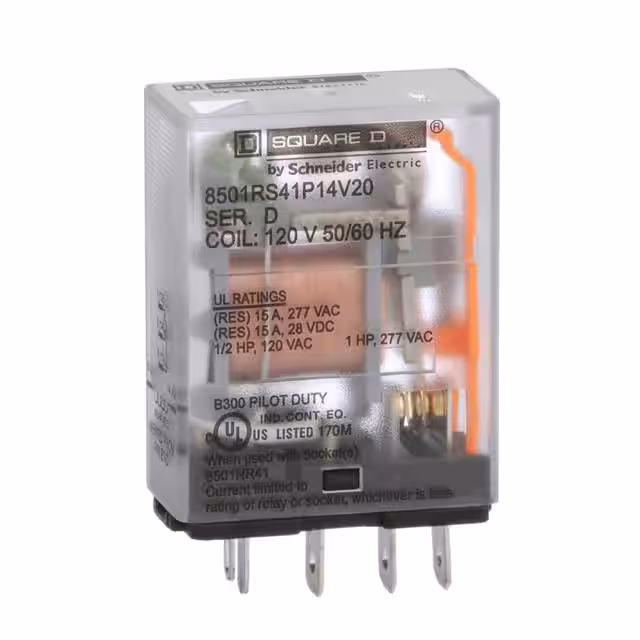 8501RS41P14V20 Schneider Electric  Power Relays Over 2 Amps
